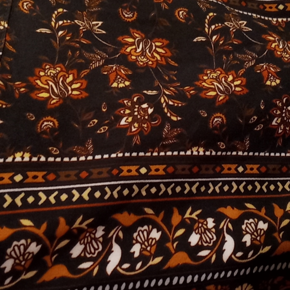 Brown Patterned Tank Top - Picture 8 of 8